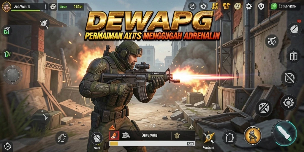 Tampilan gameplay seru dari DEWAPG yang menguji keterampilan pemain.