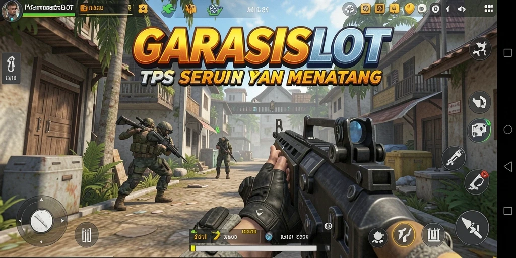 Tampilan gameplay seru di GARASISLOT dengan aksi mendebarkan.