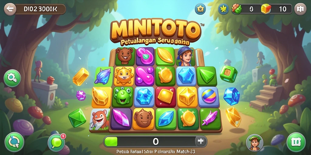 Tampilan gameplay menantang dari MINITOTO yang seru dan penuh warna.
