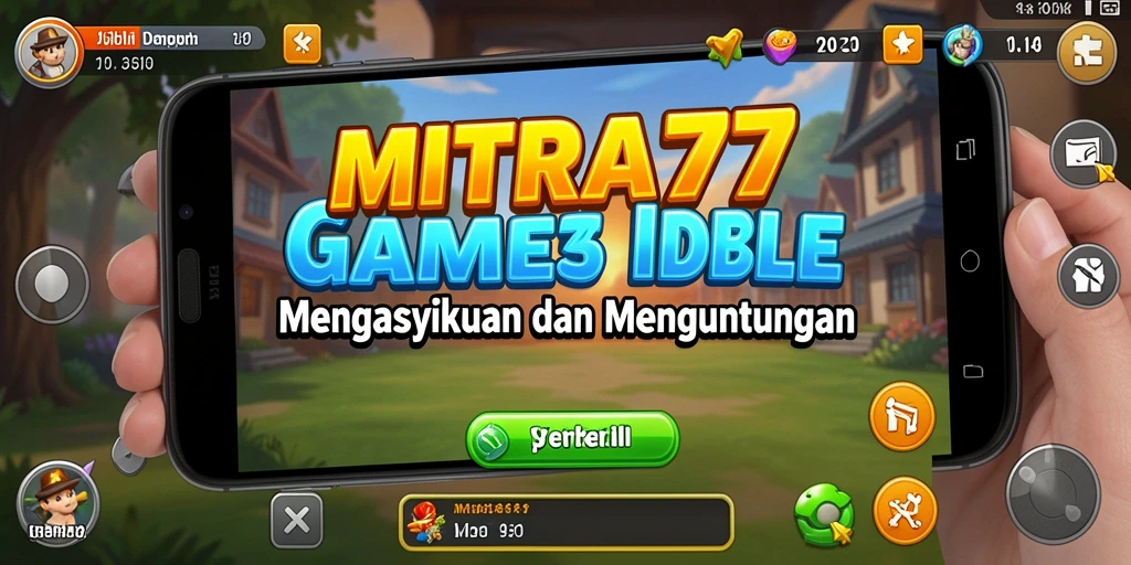 Screenshot MITRA77 menunjukkan gameplay progresif dalam genre Idle yang menarik.