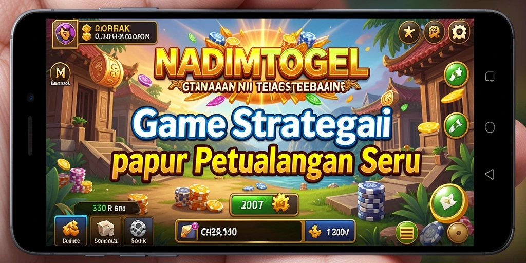 Screenshot gameplay NADIMTOGEL menampilkan petualangan strategi yang mendebarkan.