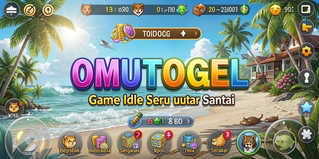 Tampilan gameplay menarik dari OMUTOGEL dengan berbagai fitur Idle.
