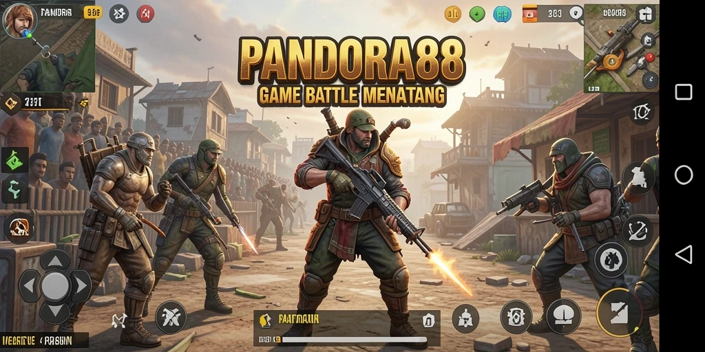 Tampilan gameplay PANDORA88 yang mendebarkan dalam pertempuran Battle Royale.