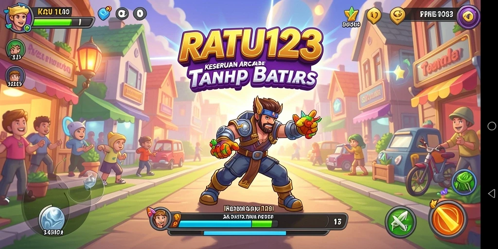 Tampilan gameplay seru dari RATU123 menantang Anda setiap detiknya.