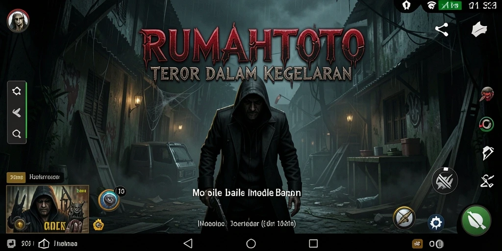 Gameplay RUMAHTOTO yang menakutkan dan penuh ketegangan.