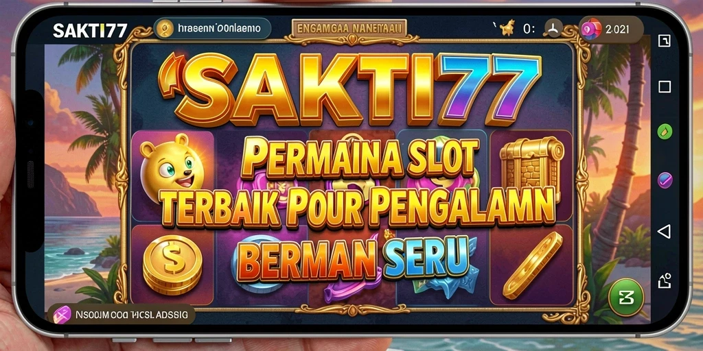 Screenshot gameplay Slot SAKTI77 yang menampilkan suasana permainan menarik.