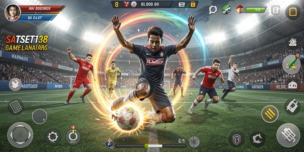 Tampilan gameplay SATSET138 yang penuh aksi dan strategi.