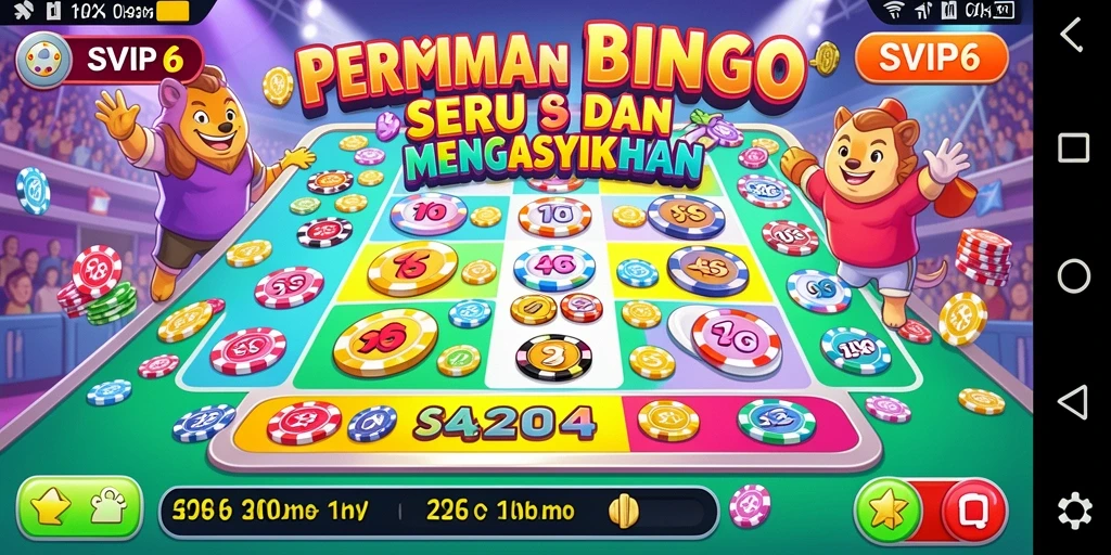 Screenshot menunjukkan gameplay seru dari SVIP6 Bingo.